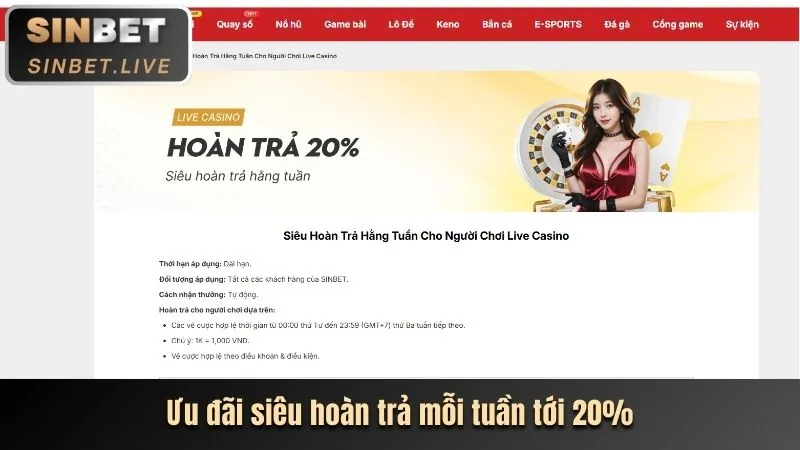 Hoàn Trả Tiền Cược Hàng Tuần 79kimg